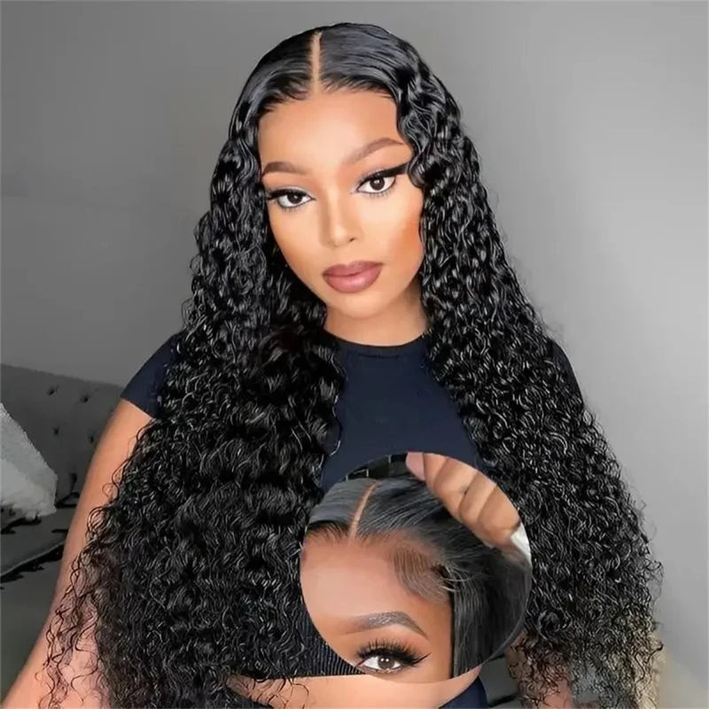 Extra 50% Off Code HALF50 | Klaiyi Water Wave Put On and Go Pre-Cut Lace Closure Wig