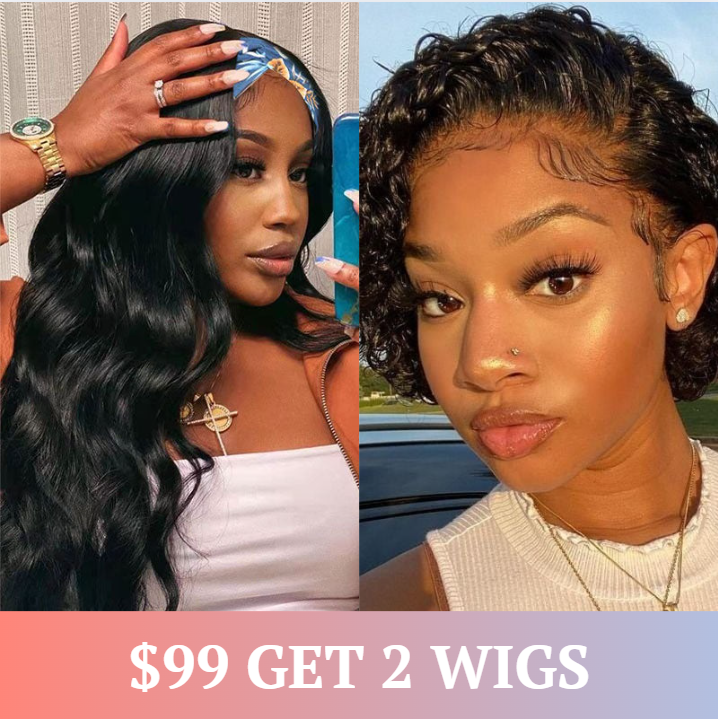 $99 Get 2 Wigs | Klaiyi Bogo Free Buy 1 Get 2 Wigs Super Flash Sale