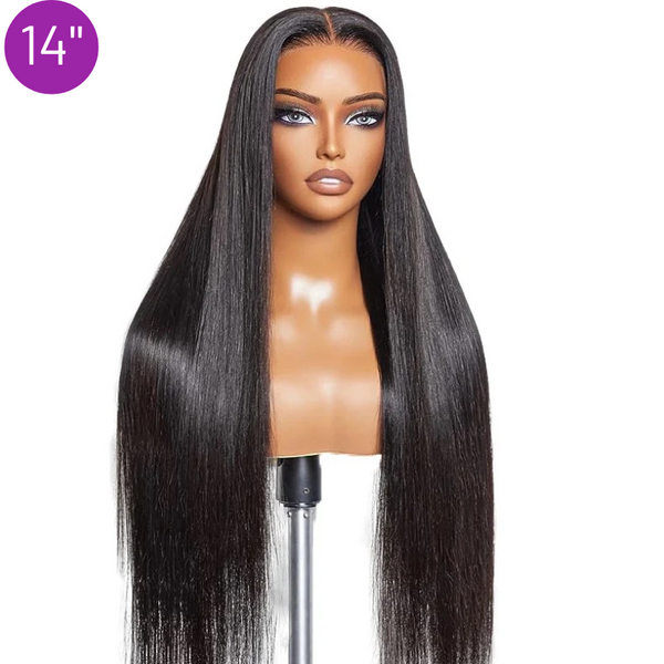 $159 Get 2 Wigs |  Honey Blonde Highlight Body Wave 7x5 Bleached Knots Wig + 180% Density Lace Part Straight Wig Flash Sale