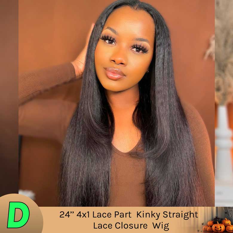 24‘’=$139| Halloween Treats $139 Get 24"Glueless Wig|6 Hot Styles to Choose Flash Sale