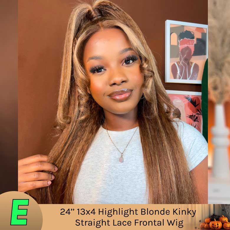 24‘’=$139| Halloween Treats $139 Get 24"Glueless Wig|6 Hot Styles to Choose Flash Sale