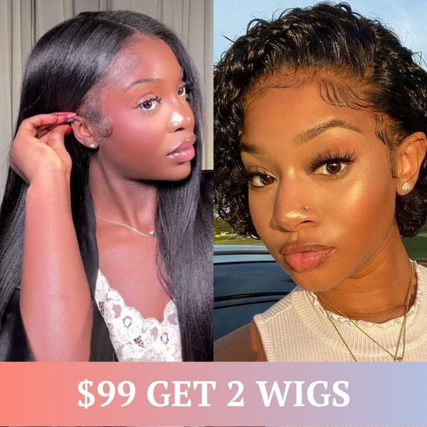 $99 Get 2 Wigs | Klaiyi Bogo Free Buy 1 Get 2 Wigs Super Flash Sale