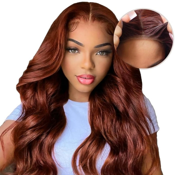 Klaiyi 200% Density Thick Body Wave Put on and Go Glueless Color Wig Flash Sale