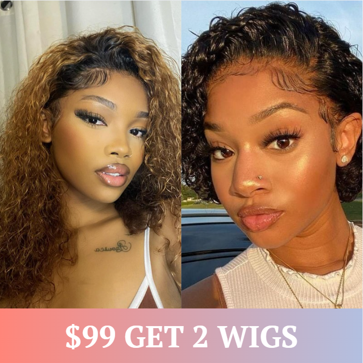 $99 Get 2 Wigs | Klaiyi Bogo Free Buy 1 Get 2 Wigs Super Flash Sale