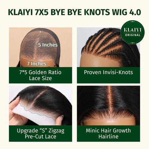 All Wigs Under $100 | Klaiyi Dark Root Brown Balayage Highlight Body Wave Lace Front Wig Flash Sale