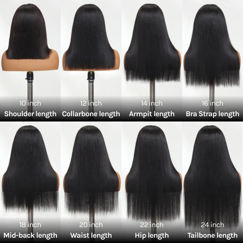 Klaiyi Yaki Straight Bob 13x4 Pre Everything Put On and Go Glueless Wig Pre-Cut Lace Wig Beginner Friendly