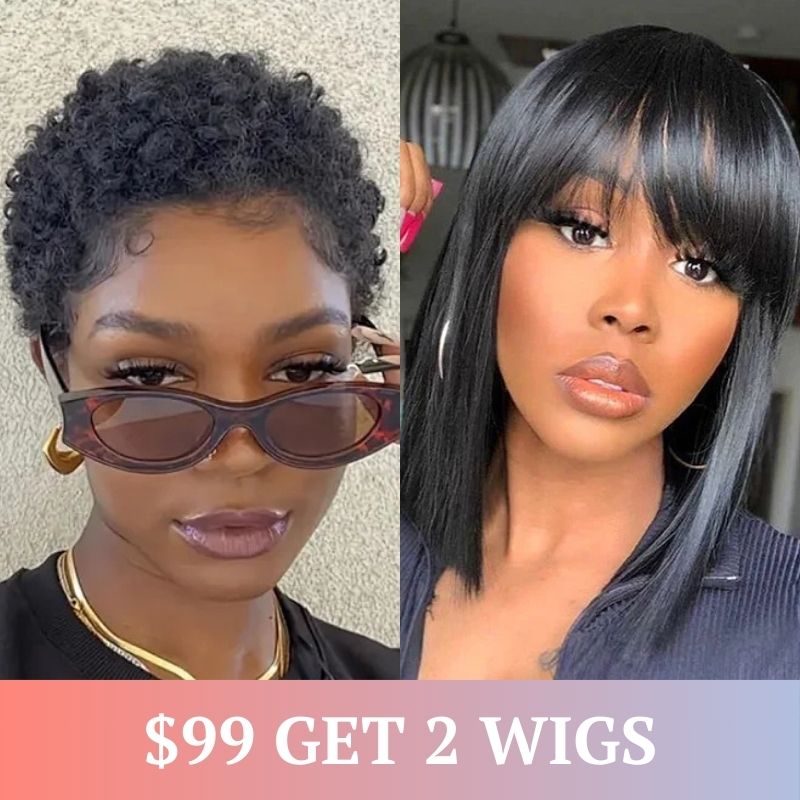 $99 Get 2 Wigs | Klaiyi Bogo Free Buy 1 Get 2 Wigs Super Flash Sale