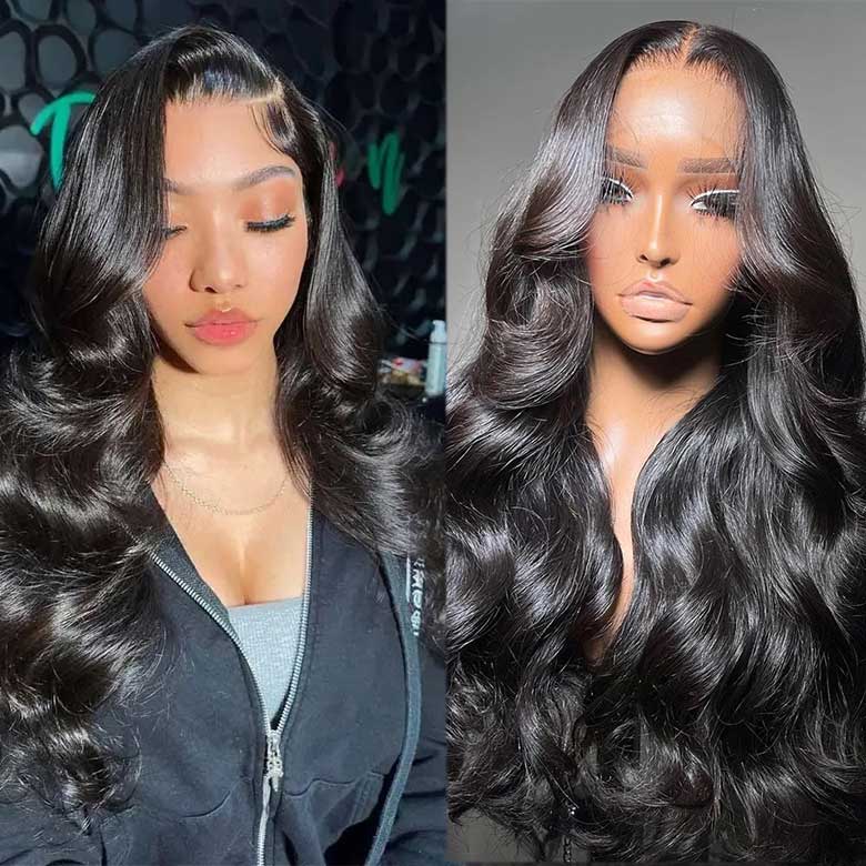 Extra 50% Off Code HALF50  | Klaiyi Put on and go Glueless Body Wave Lace Closure Wigs