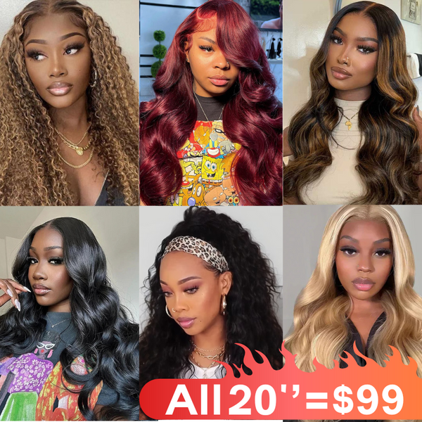 All 20''=$99| Queen's Day Crazy Deal All Wigs Limited Stock Flash Sale