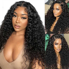 Extra 50% Off Code HALF50 | Klaiyi Water Wave Put On and Go Pre-Cut Lace Closure Wig