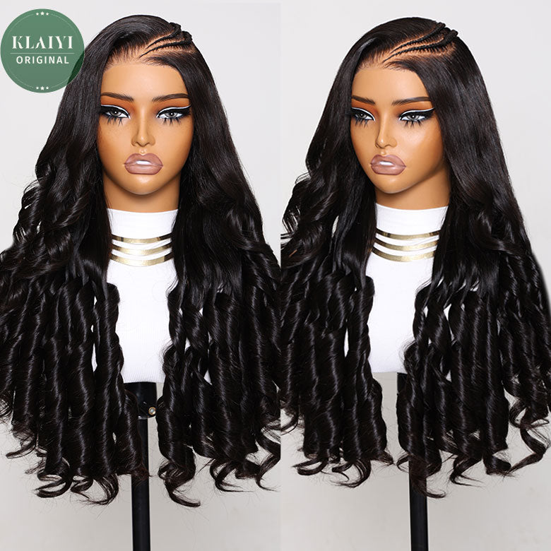 $100 OFF| Code: SAVE100 Klaiyi 13x4 Pre-Cut Lace Front Super Secure 3D Body Wave Pre-Everything Wig