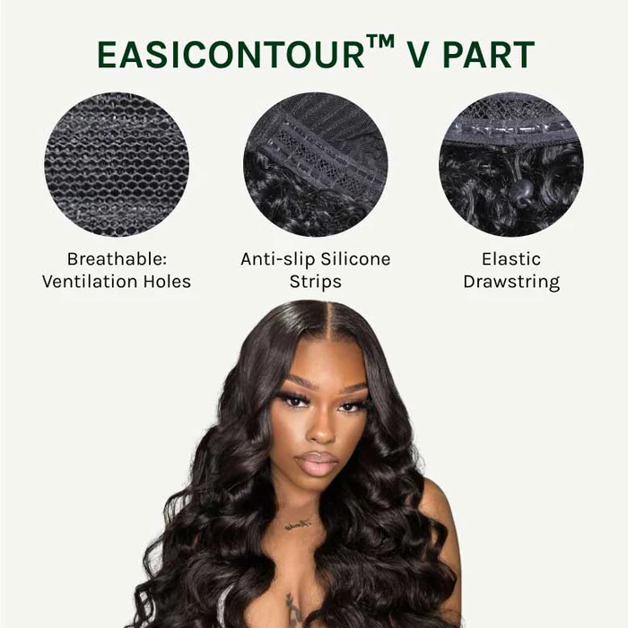 Extra 50% Off Code HALF50  | Klaiyi Jerry Curly V Part Wig Virgin Human Hair Real Scalp Great Protective