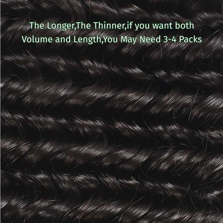 Klaiyi Brazilian Hair Deep Wave 3 Bundles Deals 100% Human Virgin Hair