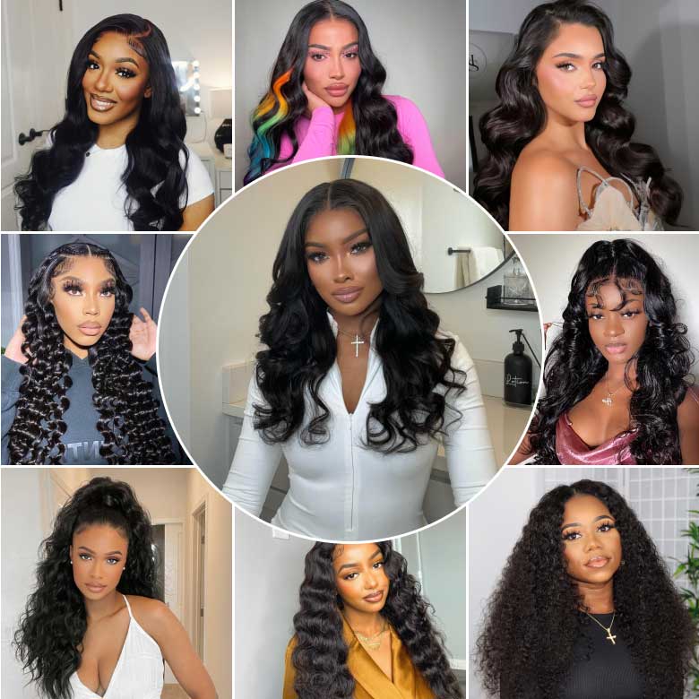 Klaiyi 8A Loose Wave Virgin Hair Weave Bundles 1Piece/pack Unprocessed Human Hair Extension