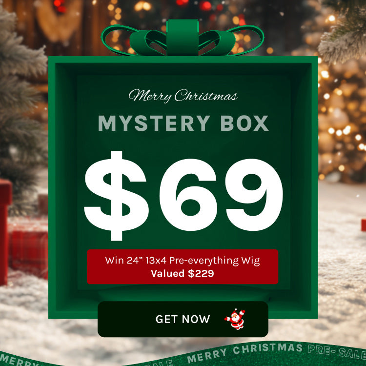 Klaiyi Mystery Box Only $69  Win 24" 13x4 Pre-everything Wig Valued $229 Flash Sale