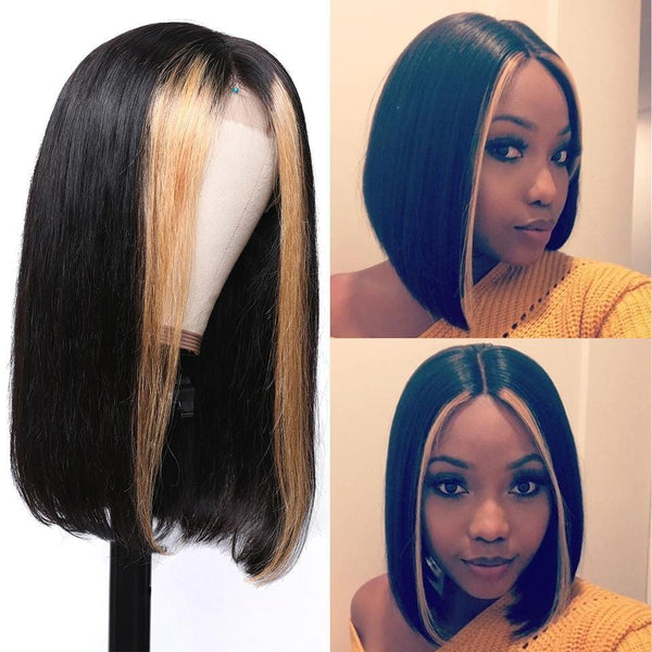 200% Density 13*4 Ear to Ear Invisible| 9A Grade Straight Wig with Highlight tl27 13×4 Lace Front Wigs Flash Sale