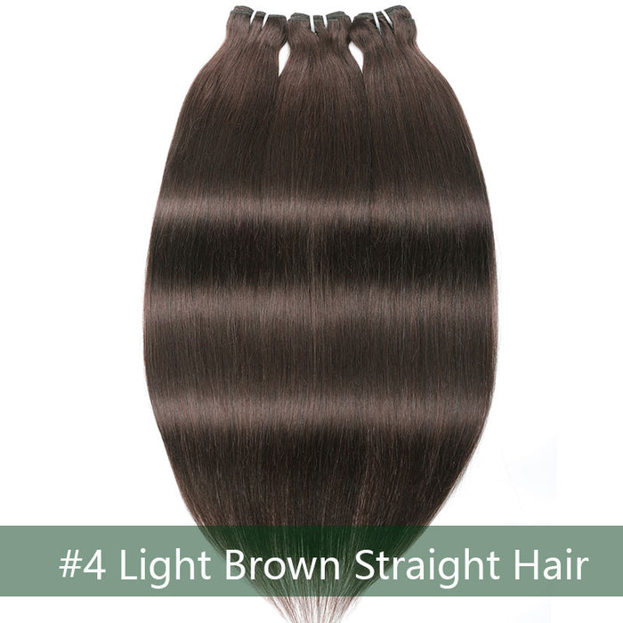 Klaiyi Remy Human Hair Bundles 8-26 Inches Straight/Body Wave 100% Virgin Hair Weave | Flash Sale