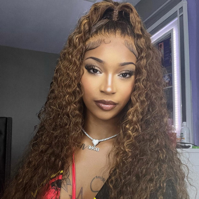 Klaiyi brown wig online for sale – KLAIYI