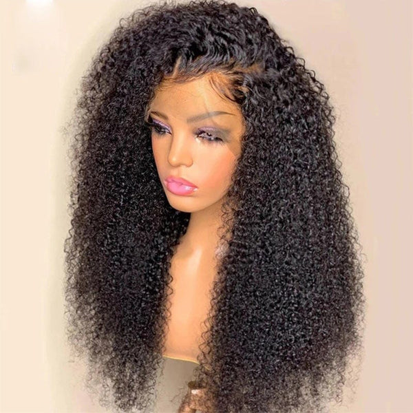 Klaiyi Summer Clearance 13 4 Lace Front Wig Kinky Curly Afro