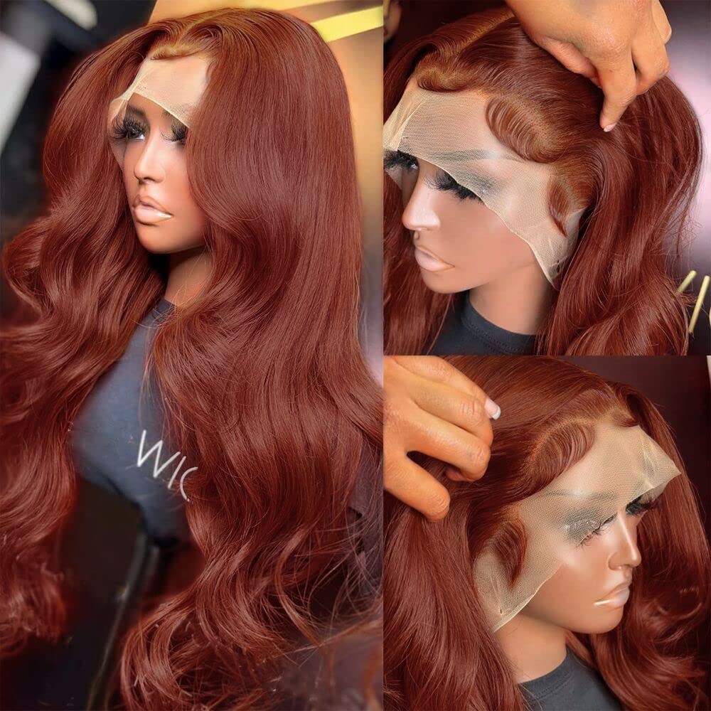 PMUYBHF Lace Frontal Wigs Human Hair, Water  