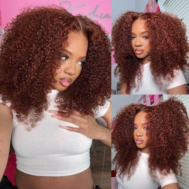 red brown hair dye on black women