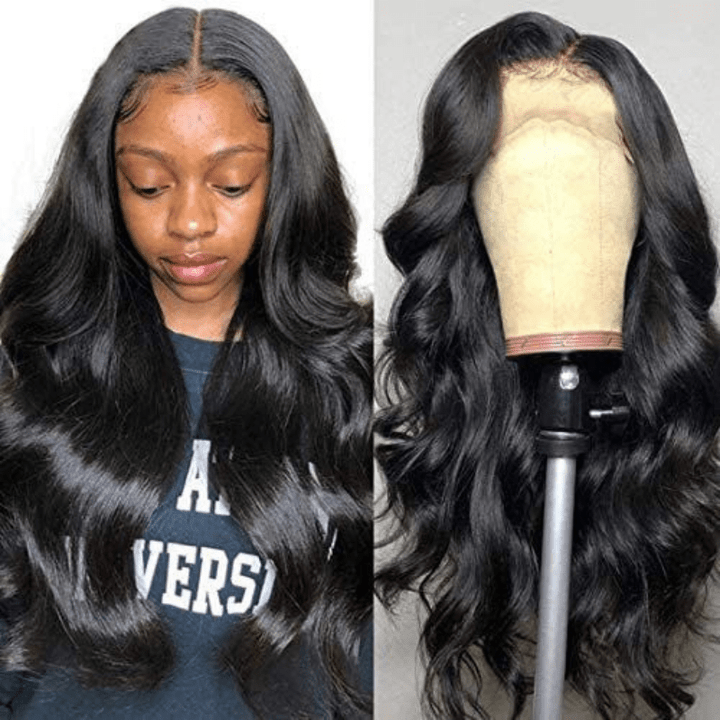 22-24" Length| Weekend Body Wave 4x4 Lace Human Hair Wig - Clearance Flash Sale