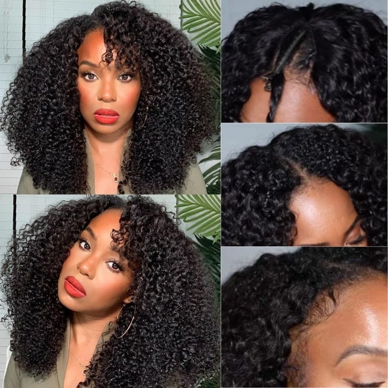 Designer Wigs-13*4 Lace Front Afro Kinky Curly 12 Inch