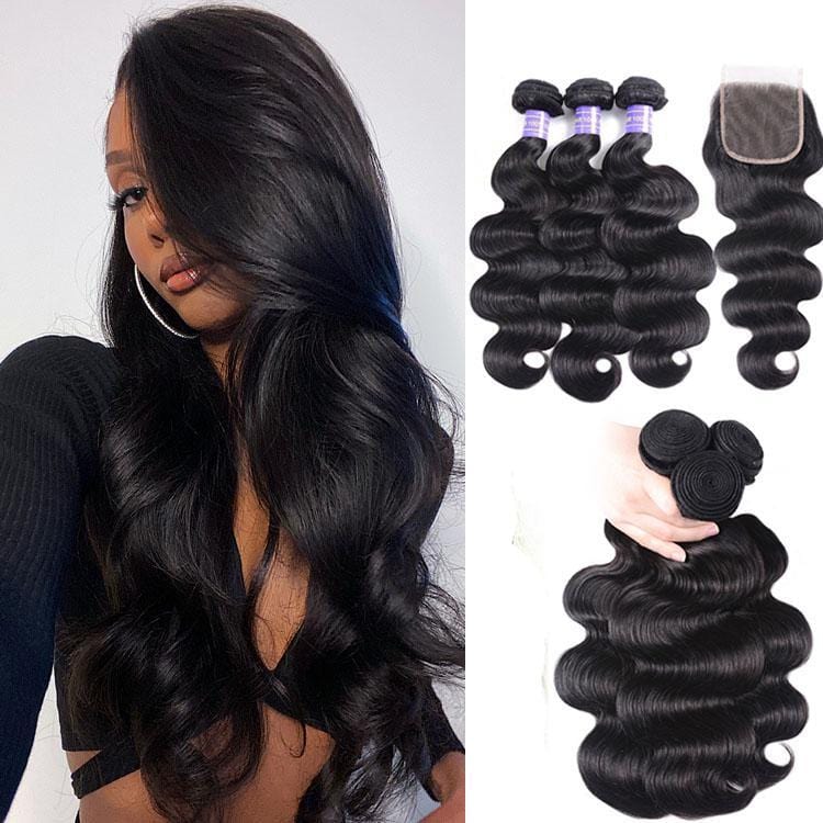 Klaiyi Bundles With Closures In Body Wave – KLAIYI